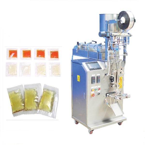 Automatic Touch Screen Sauce Packing Machine With Piston Pump 5ml - 200ml