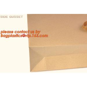 OEM/ODM Production Branded Luxury Design Printing Brown Craft Custom Kraft Paper
