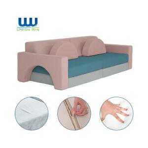 OEM ODM OBM Micro Suede Fabric Play Couch Sofa Removable Cover