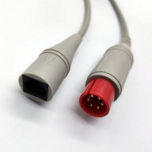 TPU Adapter IBP Pressure Transducer Cable 3.2m Length For Spacelabs To Medex
