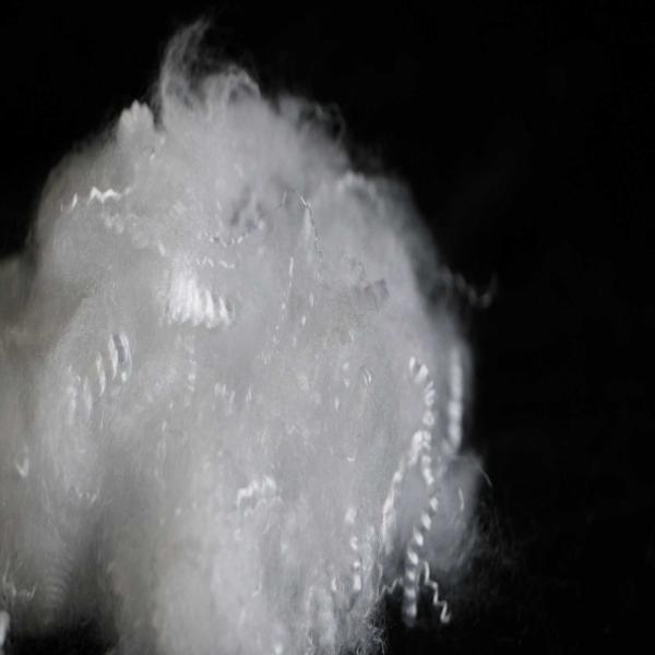 Quality Virgin Polyester Staple Fibers White Eco-Friendly PSF Customizable Crimp wholesale