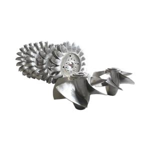 Stainless Steel Runner Pelton Hydro Turbine With Capacity Of 2150KW