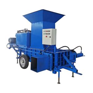 Cheap Corn Square Baler Machine with PLC Control and Water Cooled Hydraulic System for sale