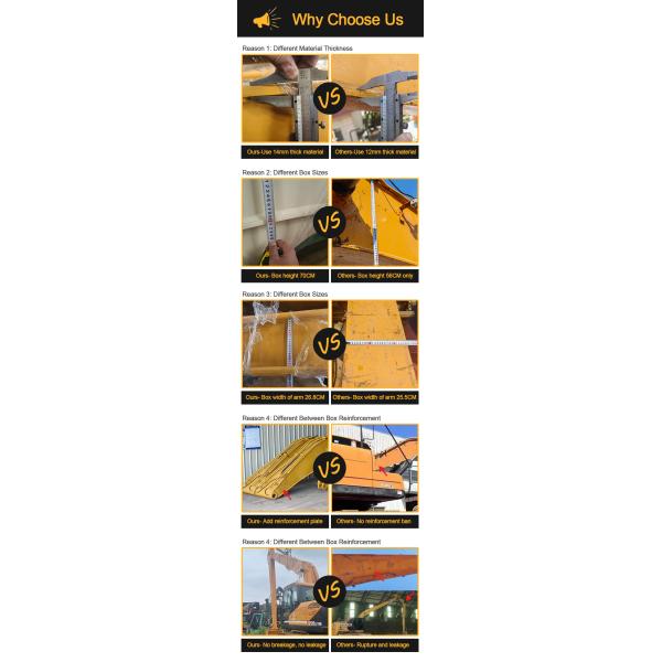Long Reach Excavator for Sale, Excavator Long Reach for Customization for Hitachi Kobelco Komatsu
