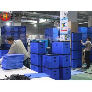 18"x24" Correx Fire Retardant Sheets , Blue Corrugated Plastic Sheets