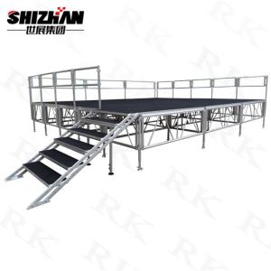 Performance Portable Adjustable Movable Small Stage Platform Event Aluminium
