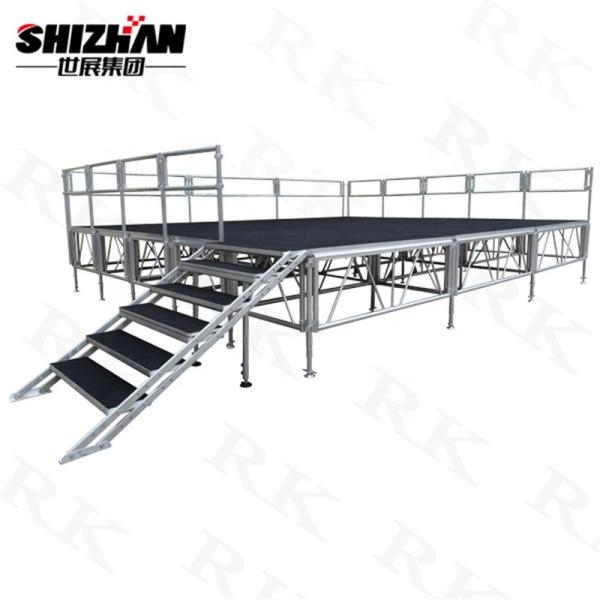 Performance Portable Adjustable Movable Small Stage Platform Event Aluminium
