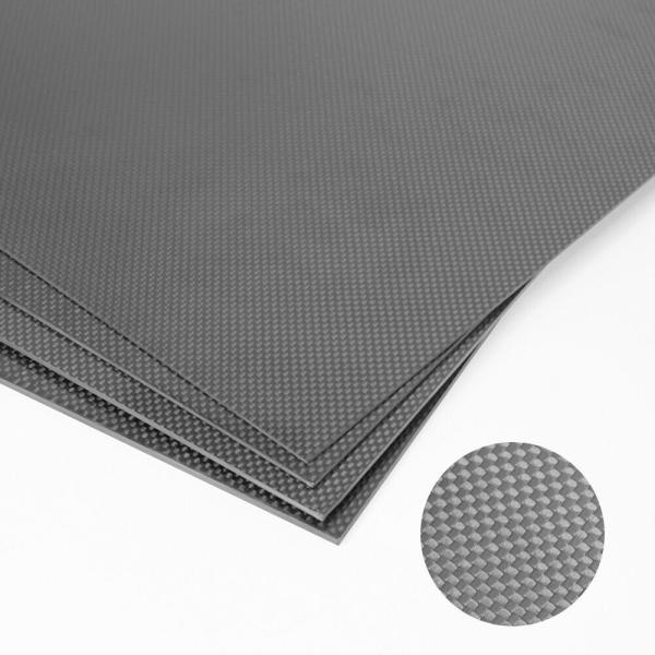 250 X 100 X1 MM 3K Real Carbon Fiber Board Plate Carbon Plate Twill Weave Panel
