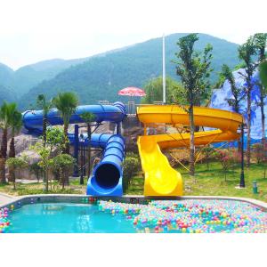 Customized Children Water Slides Amusement Park Games With Galvanized Steel