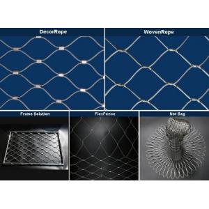 Stainless Steel Aciary SS 304 Wire Rope Mesh X tend Mesh