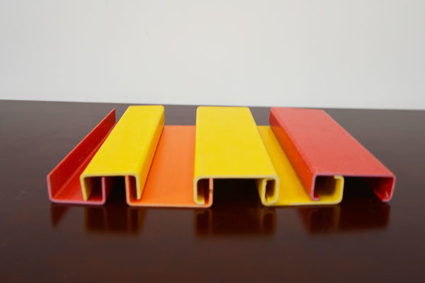 Quality Customized FRP Pultruded Profiles C Shape Excellent Impact Resistance,Multicolor Pultruded Frp C Channels wholesale