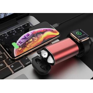 Cheap Portable Alu 5200mah 3 In 1 QI Wireless Charger for sale