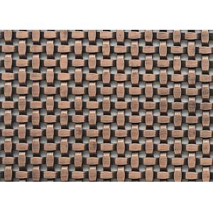Wall Cladding Architectural Woven Metal Decorative Wire Mesh Grilles Partitions