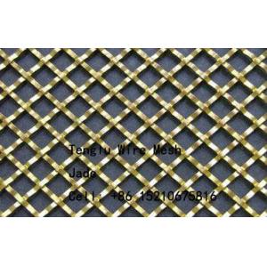 Flat Wire Square Wire Mesh for Decorative/Flat Wire Woven Mesh/Decorative