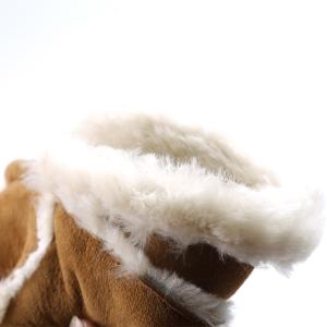 Outdoor Lamb Custom Sheepskin Beanie Hat With Customized Plain Dyed Pattern