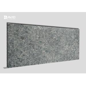 Natural Grey Quartz Slabs Moisture Resistant Quartz Kitchen Countertops Slab