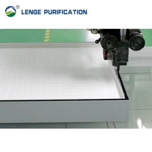 China H13 Cleanroom HEPA Filter 0.1um Gel Sealed With Mini Pleat Glass Fibre on sale