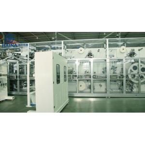 China HAINA 250KW 97% Passing T Shape Elastic Ear Diaper Manufacturing Machine on sale