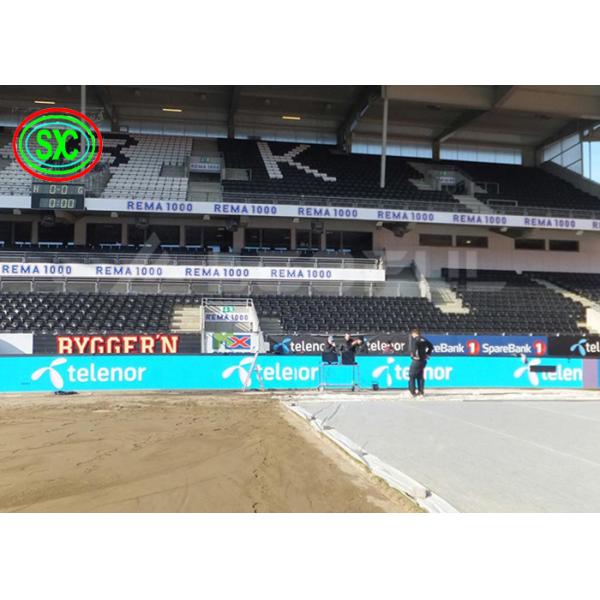 Full Color Football Stadium Perimeter Led Display For commerical advertising
