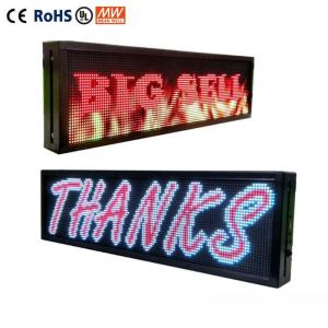 SMD3535 Programmable Outdoor Wifi LED Sign 5000mcd led sign for car window