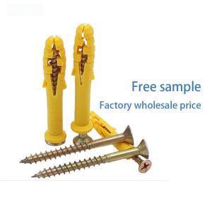 China ISO 80*40mm PE PP Nylon Plastic Expansion Anchor Plastic Screw Plugs on sale