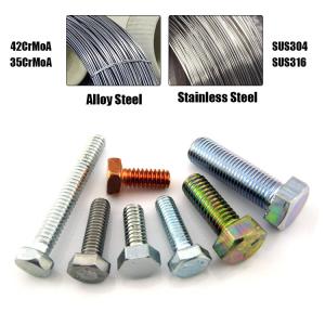 ISO 898-1 and ISO 4032 Compliant Grade 4.8/8.8/10.9 Hex Head Screw and Nut Bolt