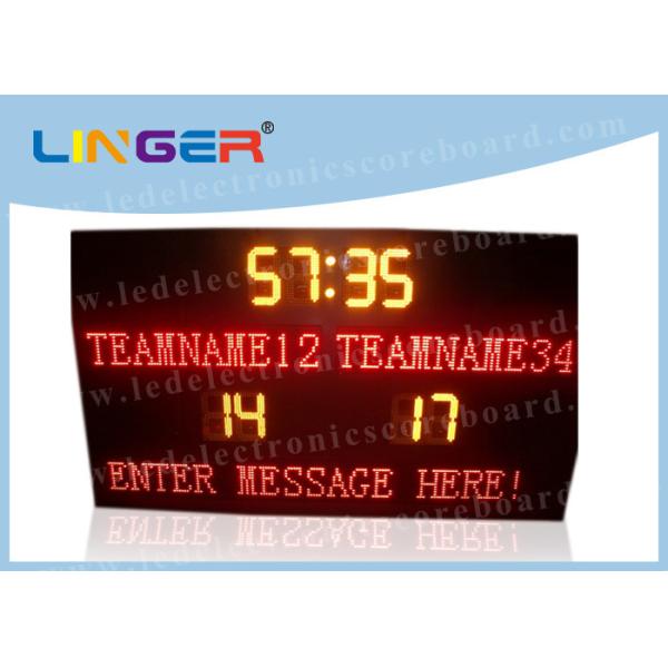 Quality Personalized Football Stadium Scoreboard , Digital Score Display Board 150kgs wholesale