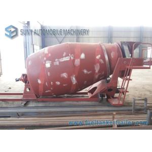 Manual Control 3 Cubic Meter Mixer Trailer Upper Body For 4x2 Chassis
