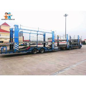 Two Loading Floors SUV Q235 60FT Semi Truck Car Hauler