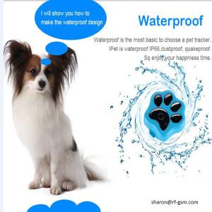 Hot sale mini waterproof smart rolling LED light wifi pet tracker gps for dog