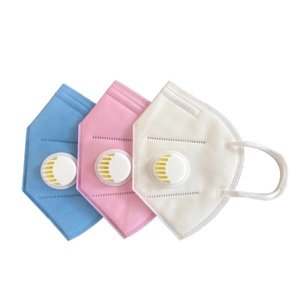 Quality Disposable PM 2.5 N95 Face Mask With Filter Valve Anti Pollution / Anti Dust wholesale