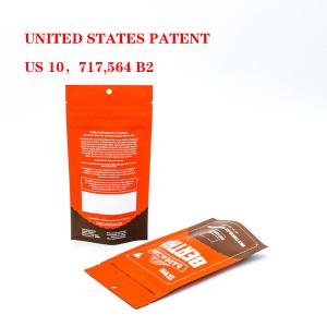 Enhanced Secure Child Resistant Bags With Odor Resistance And Self-Supporting Plastic Zipper Lock