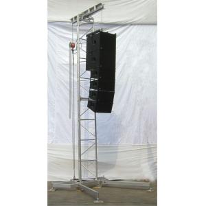 Black Indoor Layer Speaker Truss Aluminum Loading LED System 300x300 mm