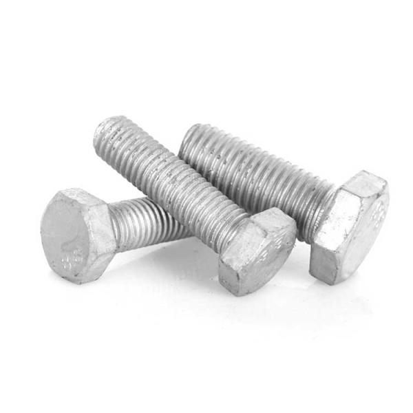 High Strength HDG Hot Dip Galvanized DIN933 DIN931 Hexagon Hex Head Bolts for Steel