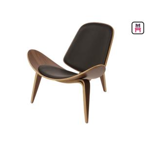 Wood Lounge Shell Single Sofa Chair For Office / Home / W87 * D76 * H75 / SH39cm