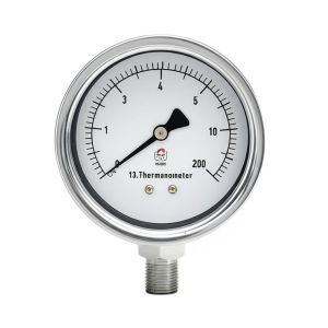 Surface Mount Pressure Gauge Manometer Pressure Range 0 To 1000 Psi Pressure Measurement Instrument for Various Systems