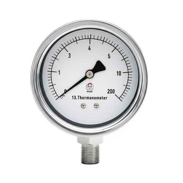Surface Mount Pressure Gauge Manometer Pressure Range 0 To 1000 Psi Pressure
