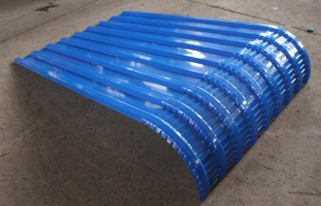 Automatic Curling 0.3mm CE Glazed Tile Roll Forming Machine