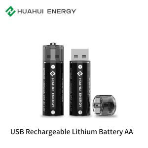 Customized Rechargeable USB Battery , AA 02 1.5v Type C Double Aa Rechargeable