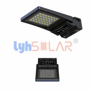 Black Portable Solar Lights Outdoor High Bright Sensor Lights With Beam Angle