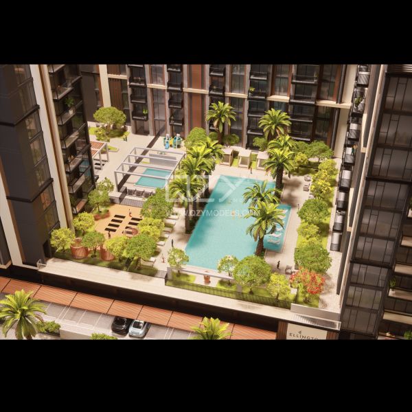 Quality 1:125 Scale Architectural Scale Model with Etching and Refined Handmade Craftsmanship for Realistic Display wholesale