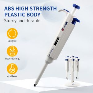 20-200μL Manual Adjustable Pipette Laboratory Micropipette Single Channel