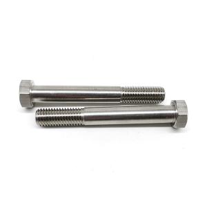 ISO 4014 Wind Energy Fasteners SS316 Hex Head Cap Screws Partially Threaded Bolt