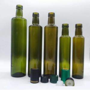 Cooking Olive Oil Glass Bottles in Customized Bottle Color and 250ml 500ml 750ml