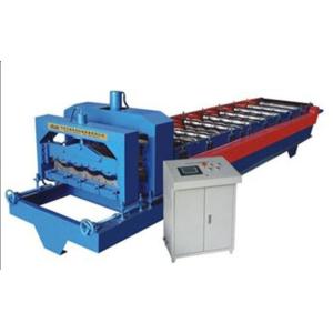 Cheap Glazed Tile Roof Panel Cold Roll Forming Machines / Roofing Sheet Roll Forming Machine for sale