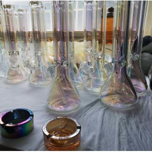 Rainbow PVD Plating Decorative Colors Coating Service, Shisha Glassware Vacuum
