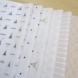Eco Friendly 50*75cm Custom Logo Printed Tissue Paper For Packing Clothes