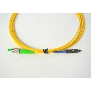 Simplex FC / APC to MU / UPC Optical Fiber Patch Cord ISO9001 / ROHS