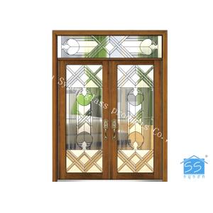 colorful window glass 22"*36 " Oxygenation resistance, brass, Modern style,