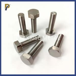 M6 M8 M10 Tungsten Bolt Screw Nuts Tungsten Molybdenum Titanium Threaded Rod